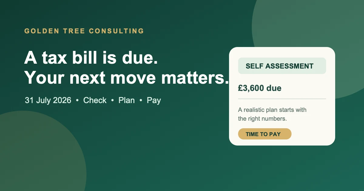 HMRC Time to Pay for Self Assessment: 31 July 2026 Guide