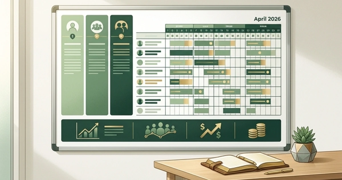 Table-style graphic showing the April 2026 UK minimum wage bands and the annual salary equivalent for common working patterns
