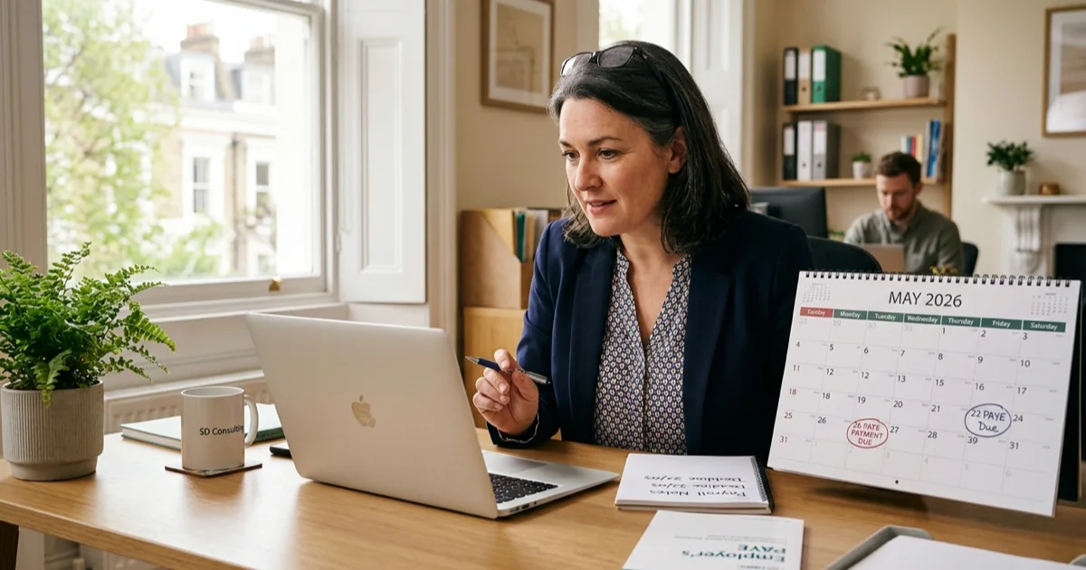 Cover image for PAYE Deadline 22 May 2026: What Happens If You Pay HMRC Late?
