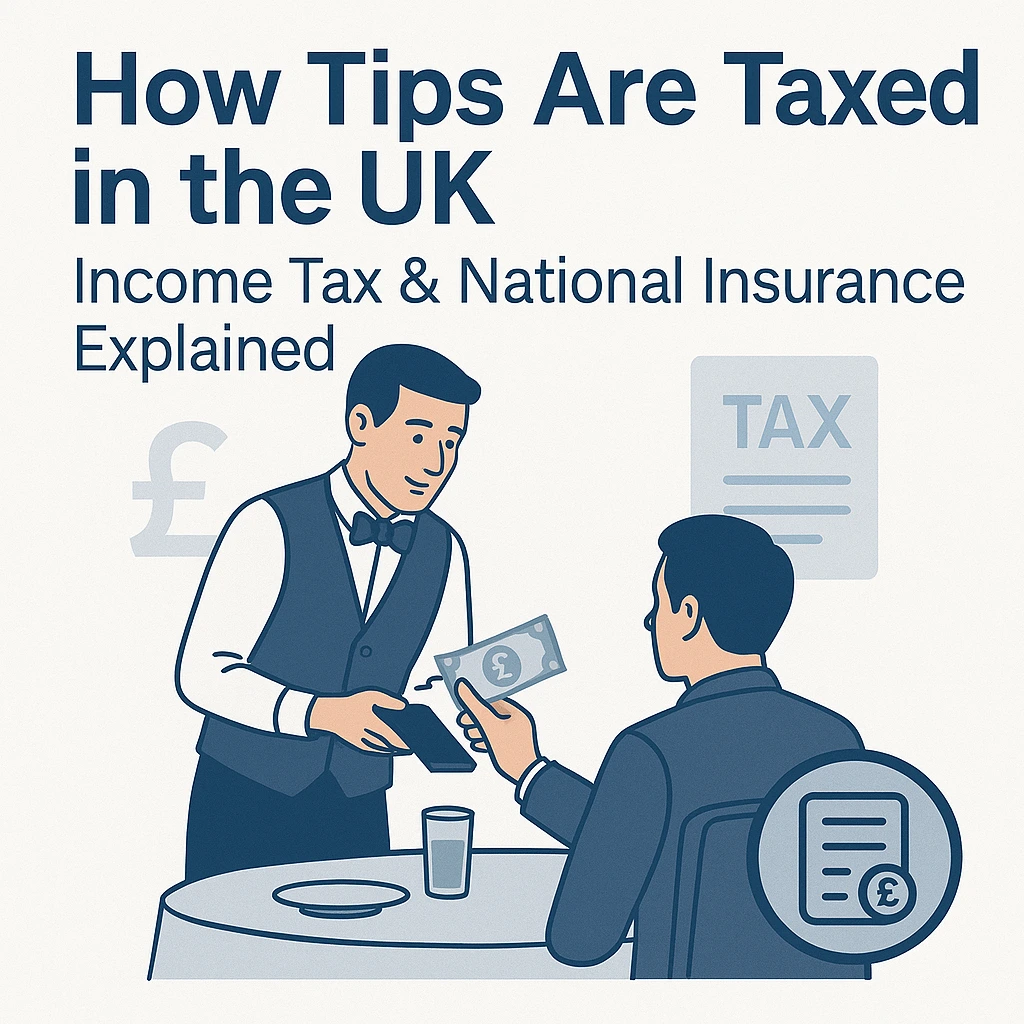 Cover image for How Tips Are Taxed in the UK: Income Tax & NI Explained
