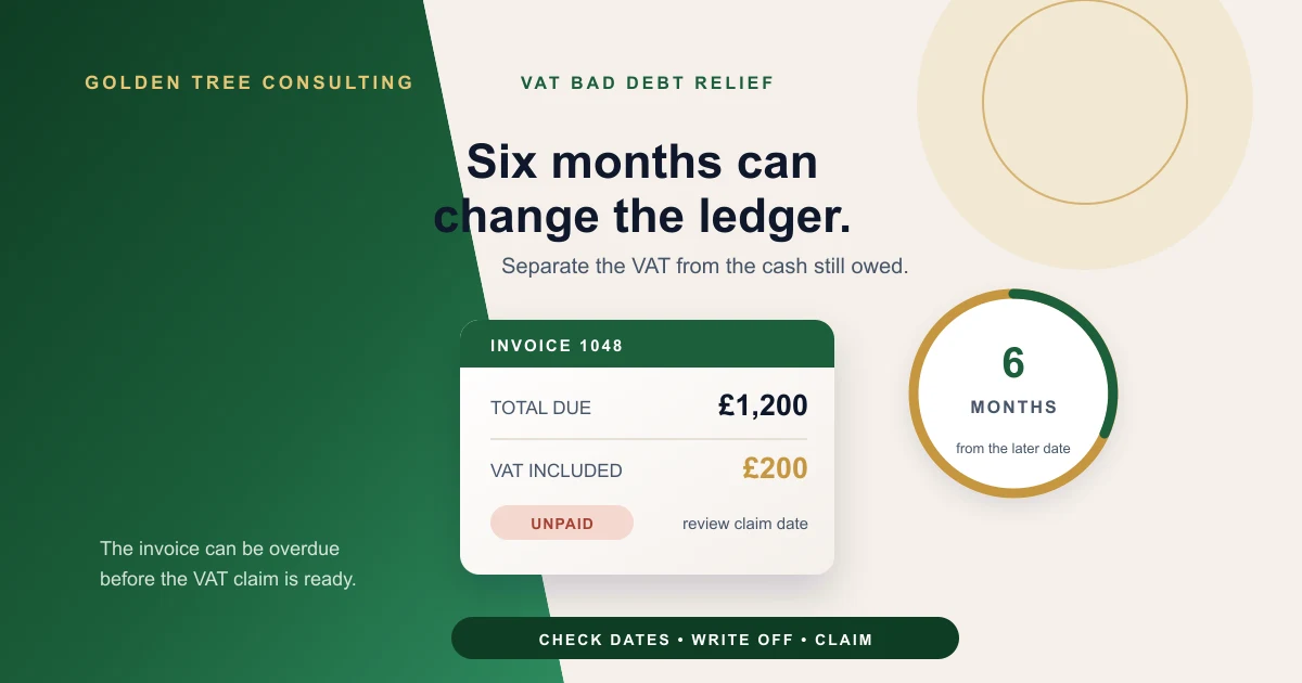 Cover image for VAT Bad Debt Relief UK 2026: How to Reclaim VAT on Unpaid Invoices